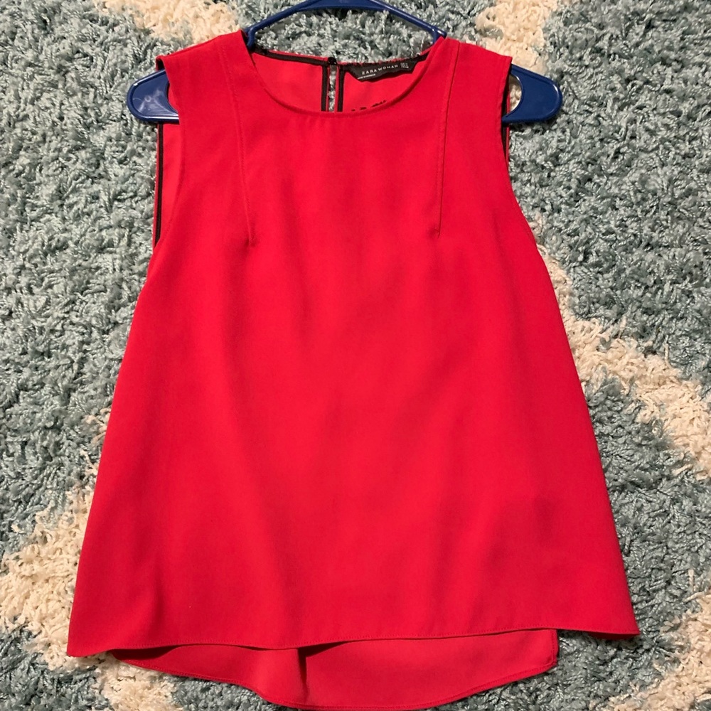 ZARA Hot Pink Tank Size L